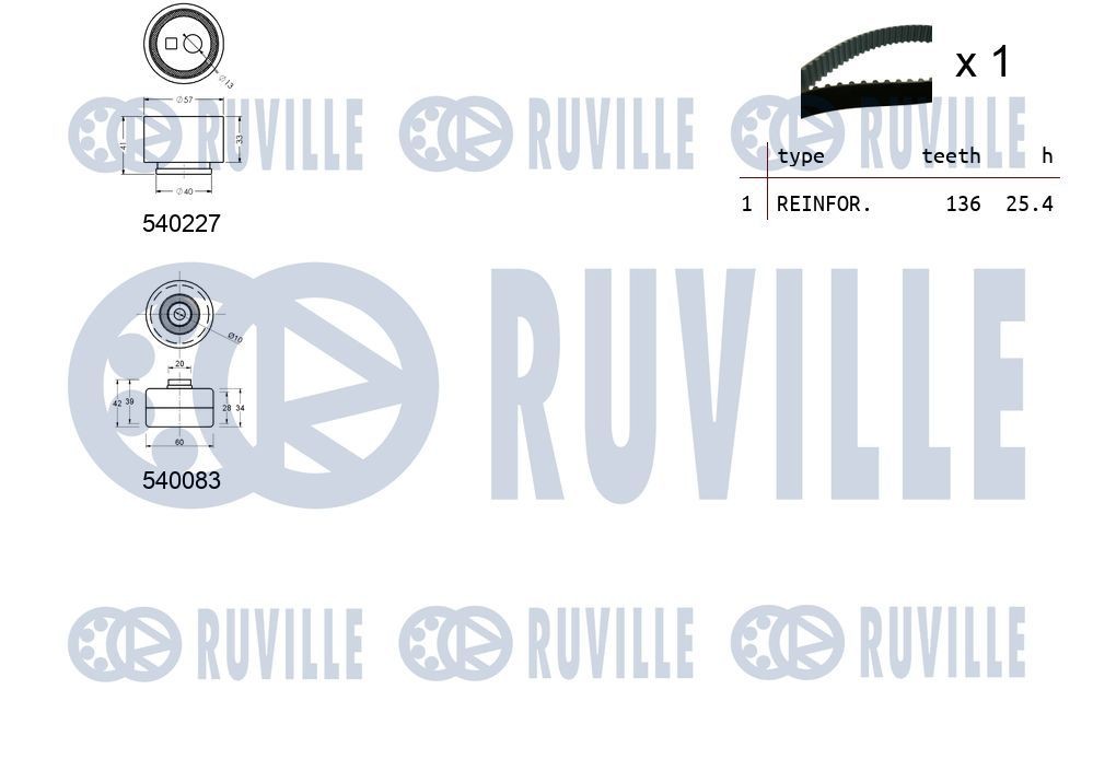RUVILLE Strammerull, kilerem artikkelnummer: 58912 billig