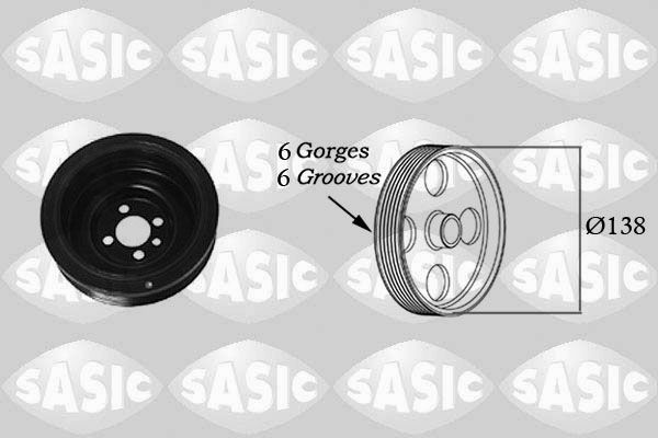 SASIC Crankshaft pulley Article number: 2156018 cheaply
