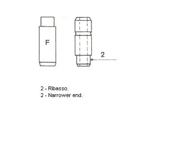 METELLI 01-1332 Klepgeleider HILUX Pick-up 2.0 4WD (RN46, RN36) 88 PK Benzine 1988