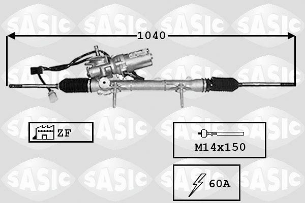 SASIC Steering rack Article number: 7170029 cheaply