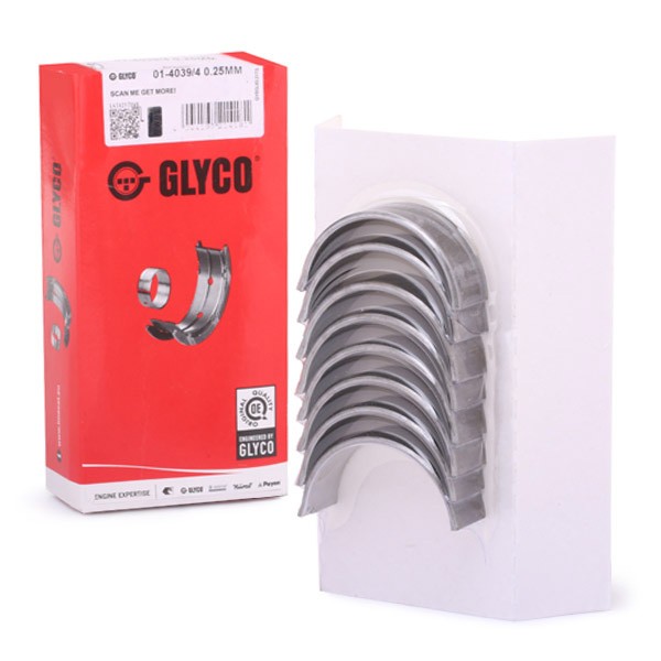 GLYCO Big End Bearings Article number: 01-4039/4 0.25mm cheaply