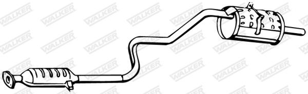 WALKER Rear silencer Article number: 14294 cheaply