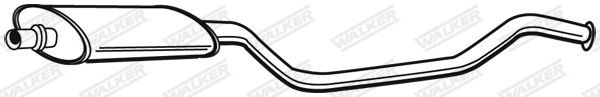 WALKER Middle silencer Article number: 21216 cheaply