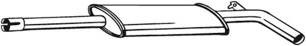 BOSAL Middle silencer Article number: 280-279 cheaply