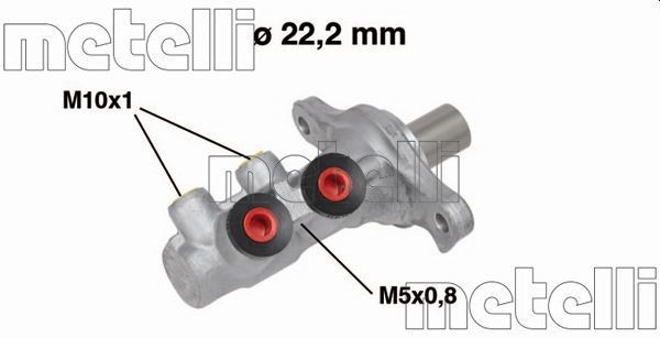 METELLI Peapiduri silinder Artikli number: 05-0681 soodsalt
