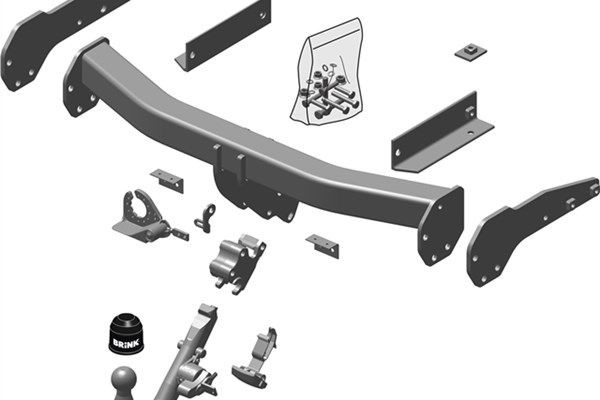BRINK Trailer Hitch Article number: 542000 cheaply