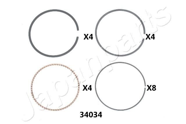 JAPANPARTS Piston Ring Article number: RC34034 cheaply