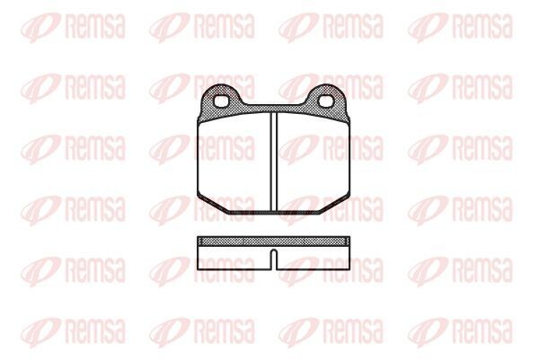 KAWE Brake pad set Article number: 0014 00 cheaply