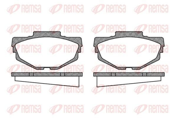 KAWE Brake pad set Article number: 0053 00 cheaply