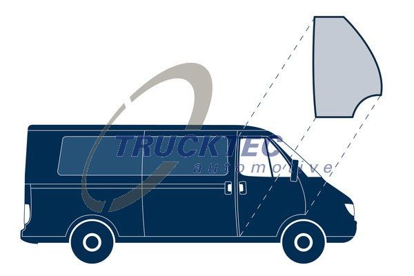 TRUCKTEC AUTOMOTIVE Pynte- / beskyttelseslist, siderute artikkelnummer: 01.50.017 billig