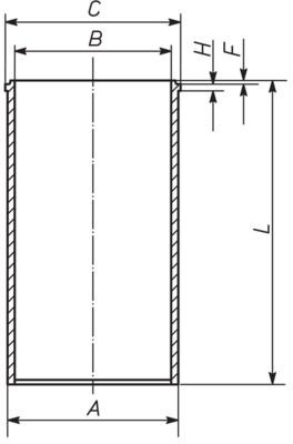 MAHLE ORIGINAL Cylinderforing Varenummer: 029 WV 20 00 billige