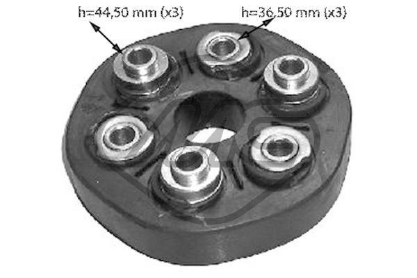 Metalcaucho Drive shaft coupler Article number: 04417 cheaply