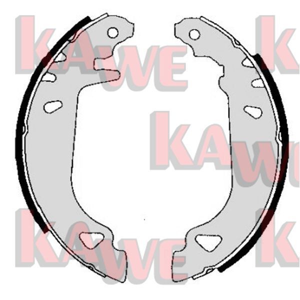 KAWE Brake Shoe Set Article number: 04780 cheaply