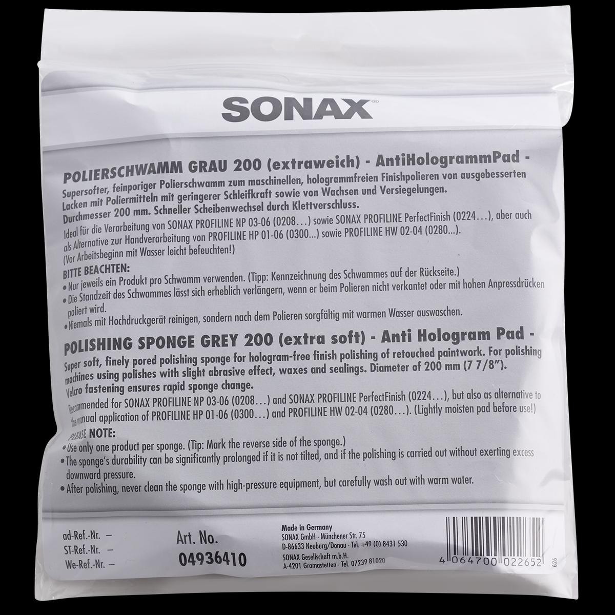 SONAX Bilsvamp Varenummer: 04936410 billige