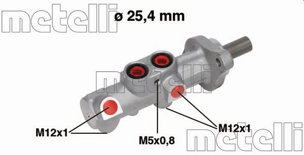 METELLI Peapiduri silinder Artikli number: 05-0756 soodsalt