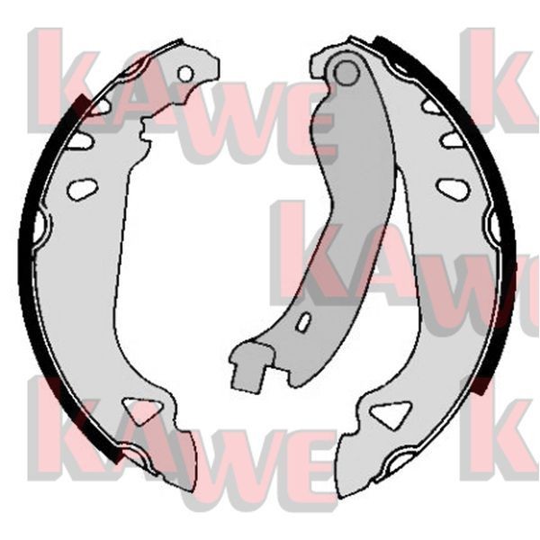 KAWE Brake Shoe Set Article number: 05040 cheaply