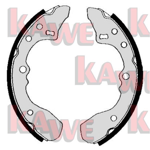 KAWE Brake Shoe Set Article number: 05320 cheaply
