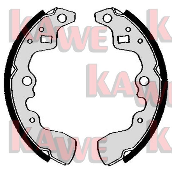KAWE Brake Shoe Set Article number: 05720 cheaply