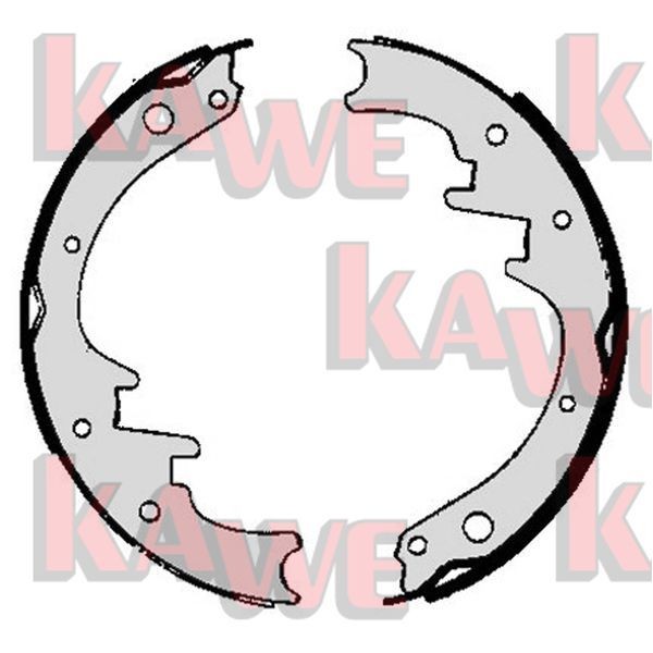 KAWE Brake Shoe Set Article number: 06010 cheaply
