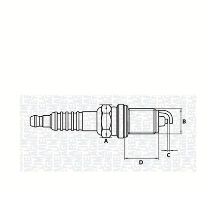 MAGNETI MARELLI Bougie d'allumage UGS: 062000774304 à bon prix