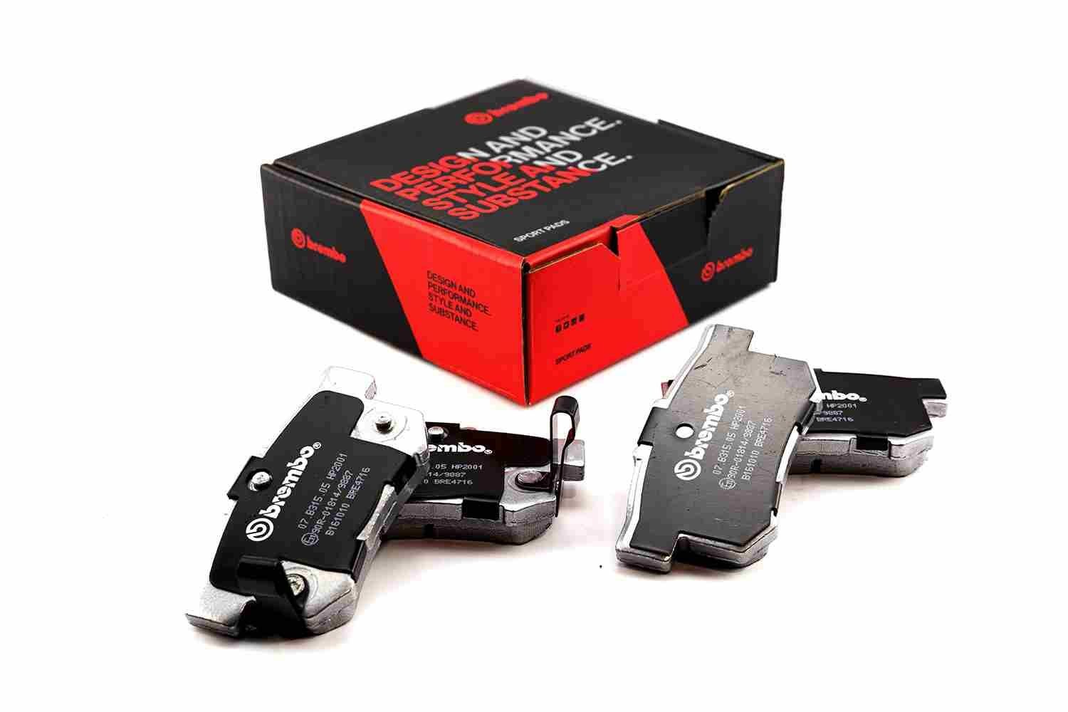 BREMBO High Performance Brake Pad Set Article number: 07.B315.05 cheaply