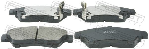 FEBEST Brake pad set Article number: 0701-RH418F cheaply