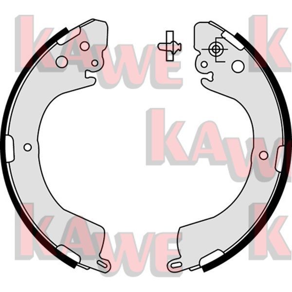 KAWE Brake Shoe Set Article number: 07620 cheaply