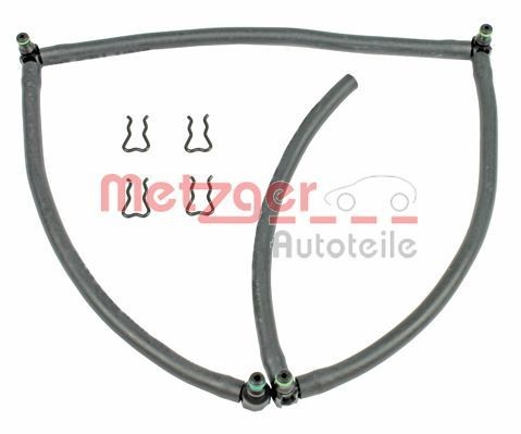 METZGER 0840027 Hose, fuel overflow VIVARO 2.5 CDTI (F7) 114 PS Diesel