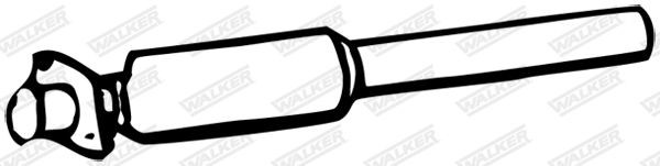 WALKER Middle silencer Article number: 08884 cheaply