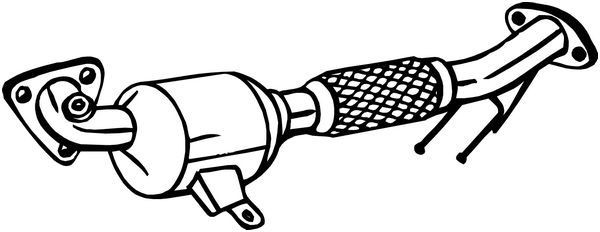 BOSAL Catalytic converter Article number: 090-811 cheaply