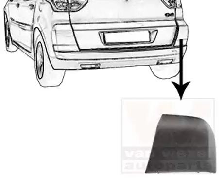 VAN WEZEL Cover, bumper Article number: 0972554 cheaply