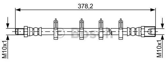 BOSCH Brake hose Article number: 1 987 481 847 cheaply