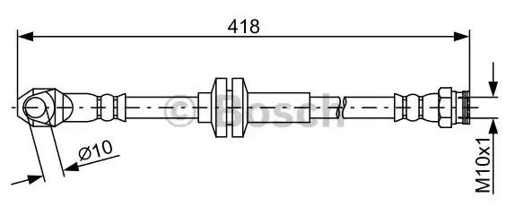 BOSCH Brake hose Article number: 1 987 481 899 cheaply