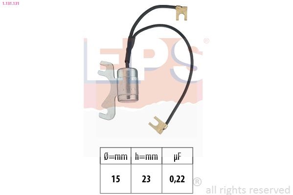 EPS Condenser, ignition Article number: 1.131.131 cheaply