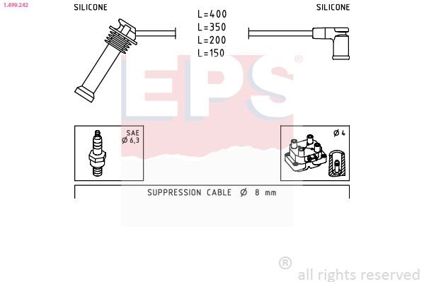 EPS Ignition Cable Kit Article number: 1.499.242 cheaply