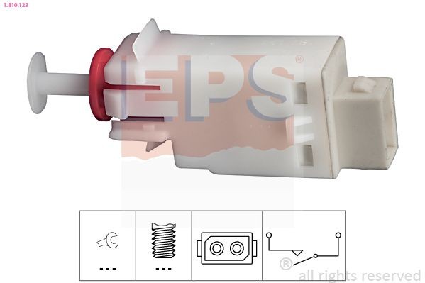 EPS 1.810.123 Switch, clutch control (cruise control) ZAFIRA 2.0 DTI 16V 101 PS Diesel 2005
