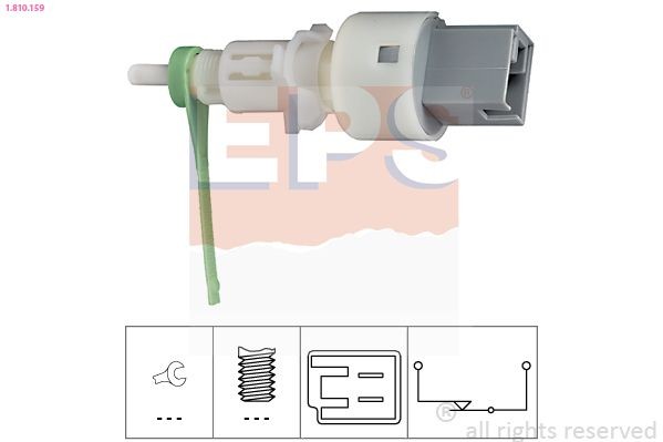 EPS 1.810.159 Switch, clutch control (cruise control) DOBLO 1.3 JTD 16V 70 PS Diesel