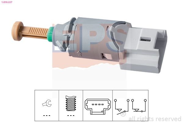 EPS Interruttore pedale freno Numero articolo: 1.810.227 poco costoso