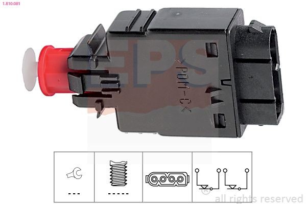EPS 1.840.088 Temperature Switch, coolant warning lamp XANTIA 1.6 i SX 88 PS Petrol 2003