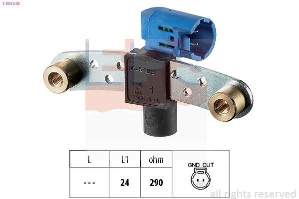EPS 1.953.493 RPM Sensor, automatic transmission COMBO 1.4 16V 90 PS Petrol 2001