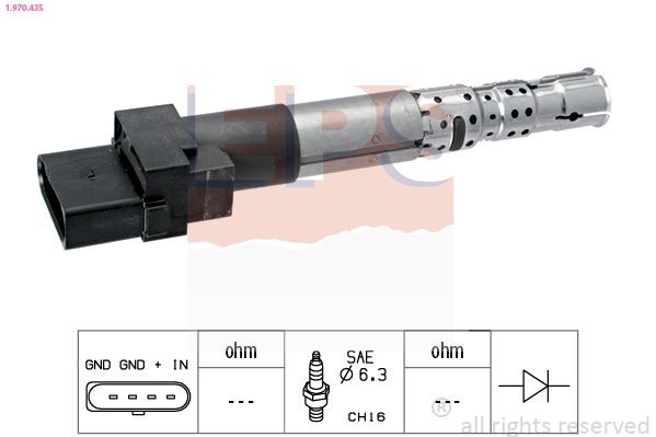 EPS Ignition coil Article number: 1.970.252 cheaply