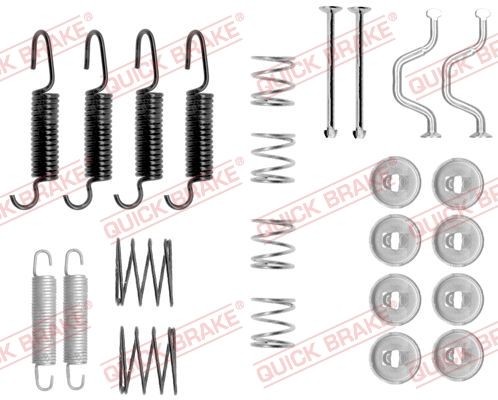 KAWE 105-0816 Brake shoe fitting kit AVENSIS 2.4 VVT-i (ACM21) 156 PS Petrol 2009