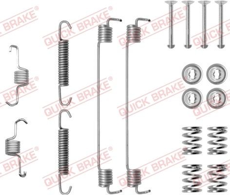 KAWE 105-0819 Accessory Kit, brake shoes LYBRA 1.9 JTD (839.AXI1A, 839.AXN1A, 839.CXL1A) 116 PS Diesel 2005