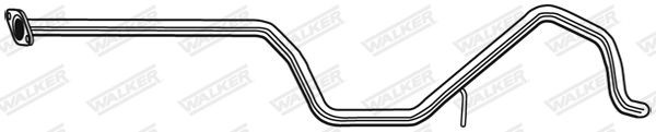 WALKER Exhaust Pipe Article number: 10678 cheaply