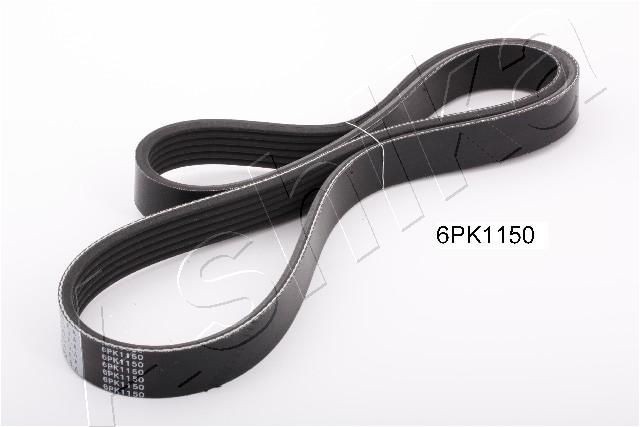ASHIKA Serpentine belt Article number: 112-6PK1150 cheaply