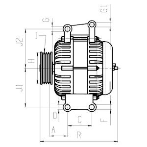 HC-Cargo Alternator Article number: 112384 cheaply