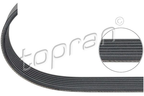 TOPRAN Serpentine belt Article number: 115 940 cheaply