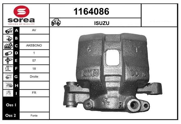 SNRA Brake caliper Article number: 1164086 cheaply