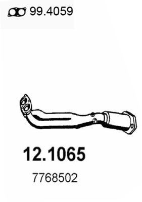 ASSO Exhaust Pipe Article number: 12.1065 cheaply
