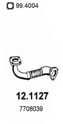 ASSO Exhaust Pipe Article number: 12.1127 cheaply